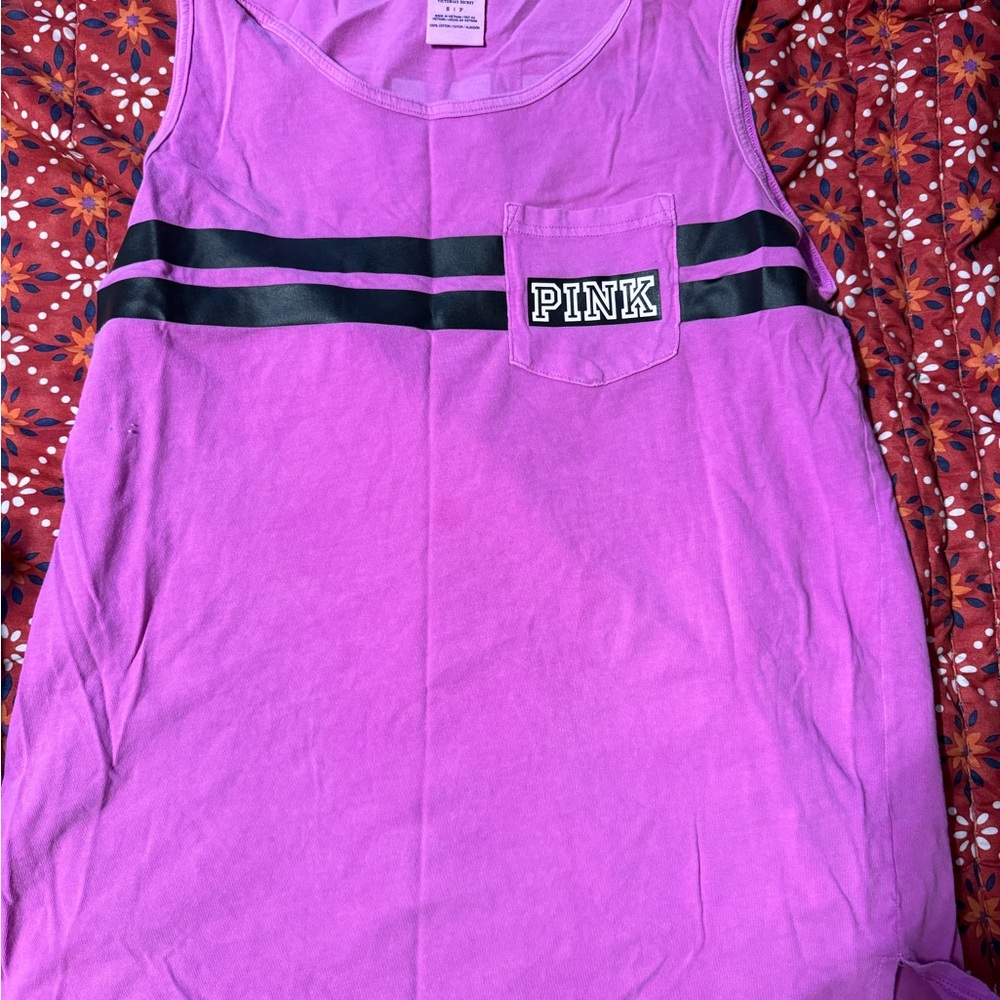 Pink Victorias Secret tank top Small